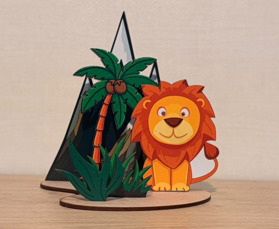 Lion Cutout
